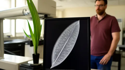 葉っぱの中身が丸見えに？イリノイの研究チームがX線で探る「作物の汗」のヒミツ