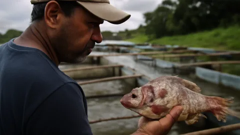 魚の病原菌、海を越えて　アジア発の脅威がブラジルの養殖場に現れた日