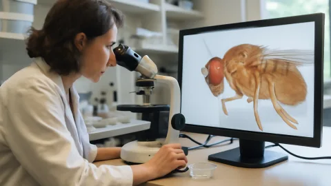 ショウジョウバエの知られざる体のひみつ、の研究室で解けた日