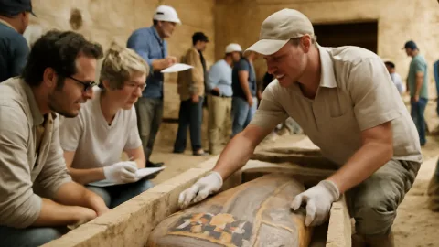古代エジプトの墓、ついに発見！保存作業の舞台裏に迫る