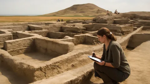 古代の大規模農業集落、農業の重みで土が悲鳴？町が動いた1000年の謎
