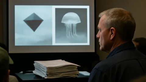 米国がUFO機密資料を大量公開、ダイヤ型やクラゲ型の飛行物体目撃も