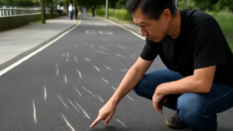台北の自転車道に残る流星の跡、右から左へ流れた夜の謎