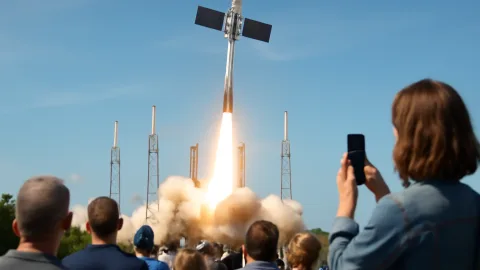SpaceXが打ち上げた『地上の携帯電話と直接通信する大型衛星』、スマホがどこでもつながる未来は本当に来る？