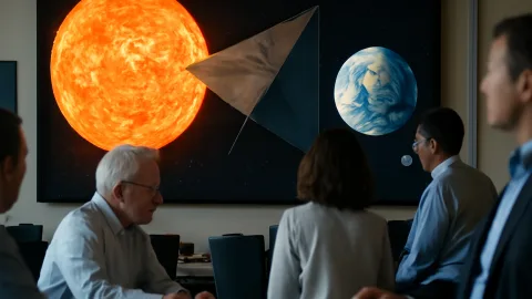 太陽が巨大化した日、地球を守る“日傘”は間に合うのか？