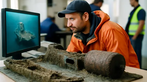 118年ぶりの再会、イギリスの軍艦沈没船が海底から眠りから目覚める